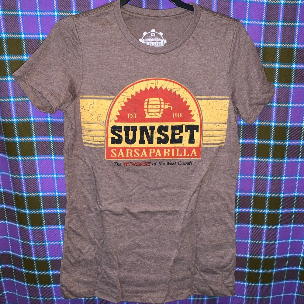 L.E. FALLOUT Sunset Sarsaparilla T Shirt Of month